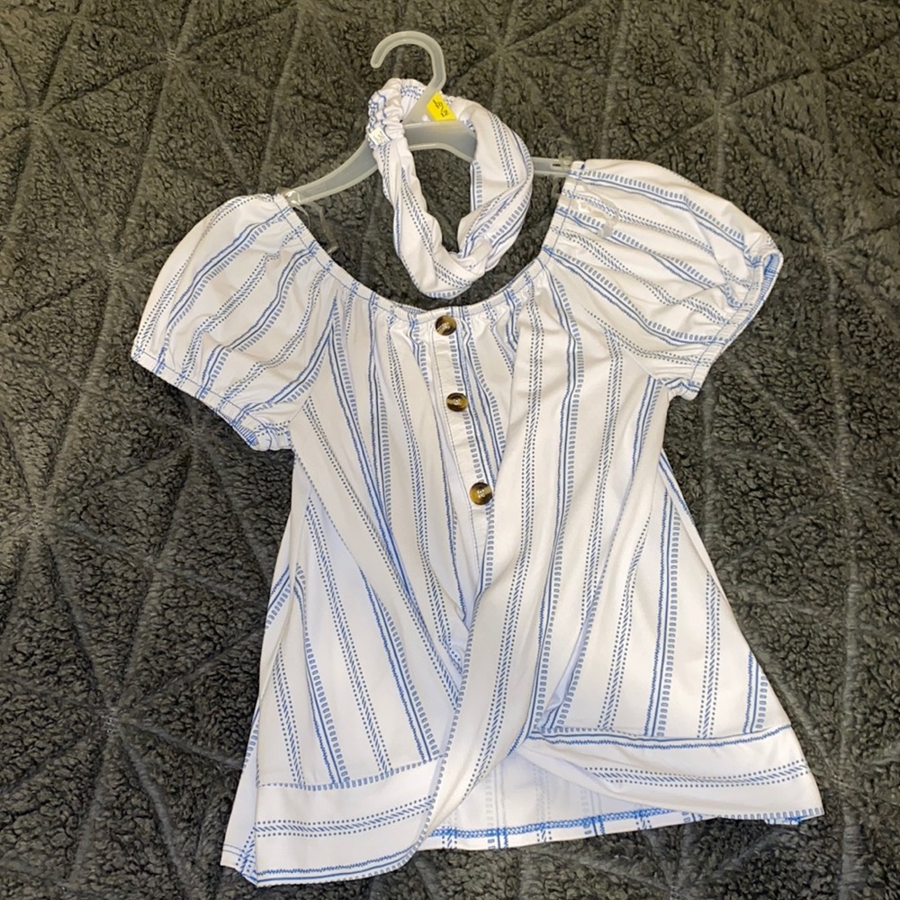 Kids Off The Shoulder Shirt